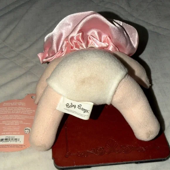 Kellytoy Baby Boop Plush with Pink Bonnet - Picture 6 of 6